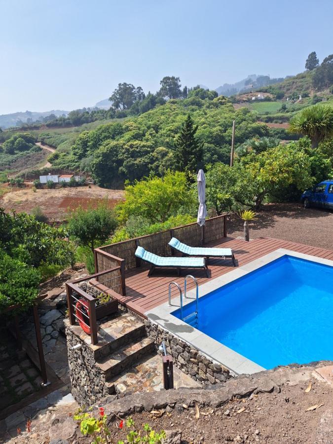 Casa Rural Con Piscina Privada El Roble Moya  Exterior photo