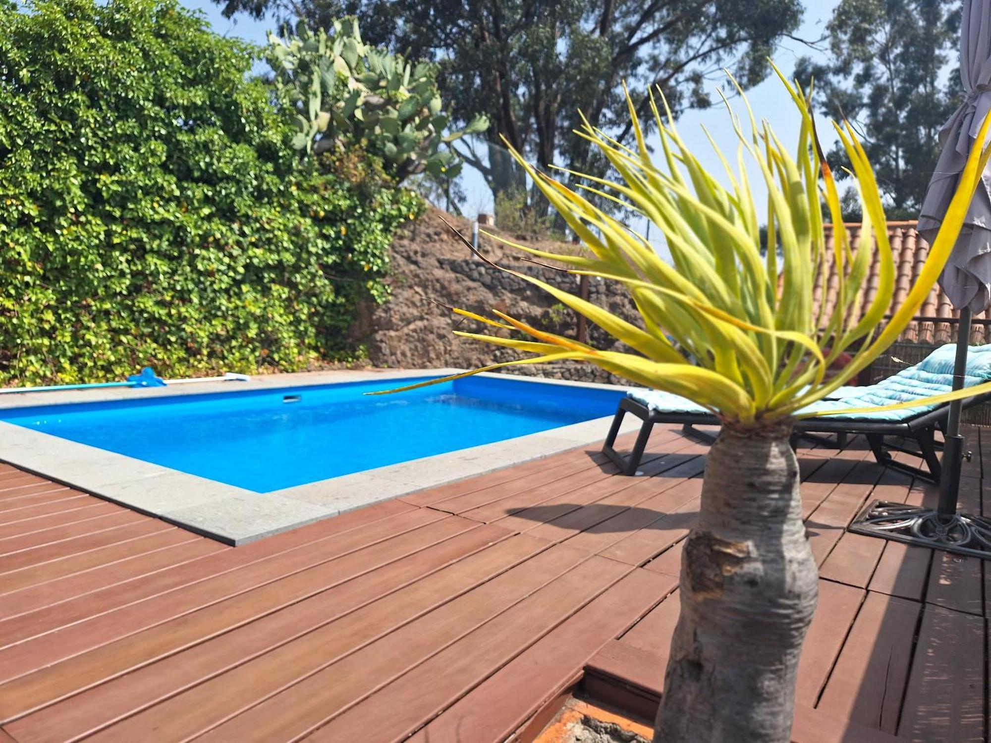 Casa Rural Con Piscina Privada El Roble Moya  Exterior photo